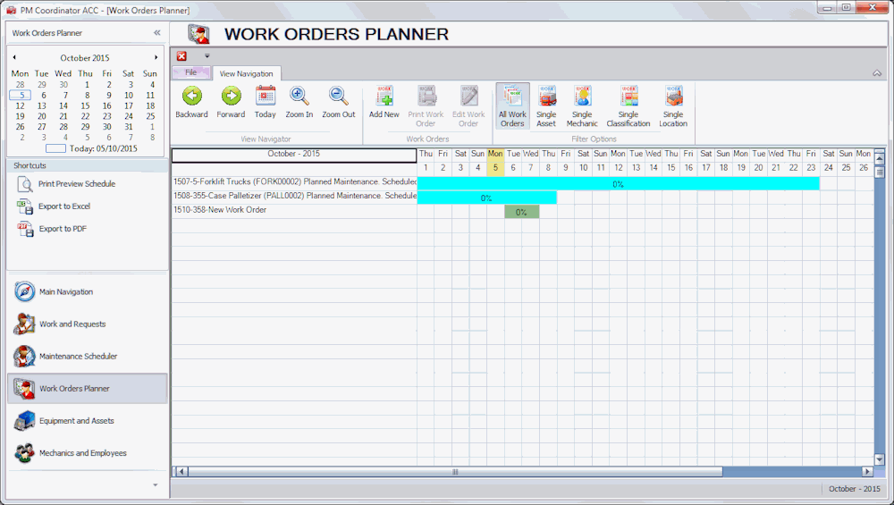 PM Software screenshot